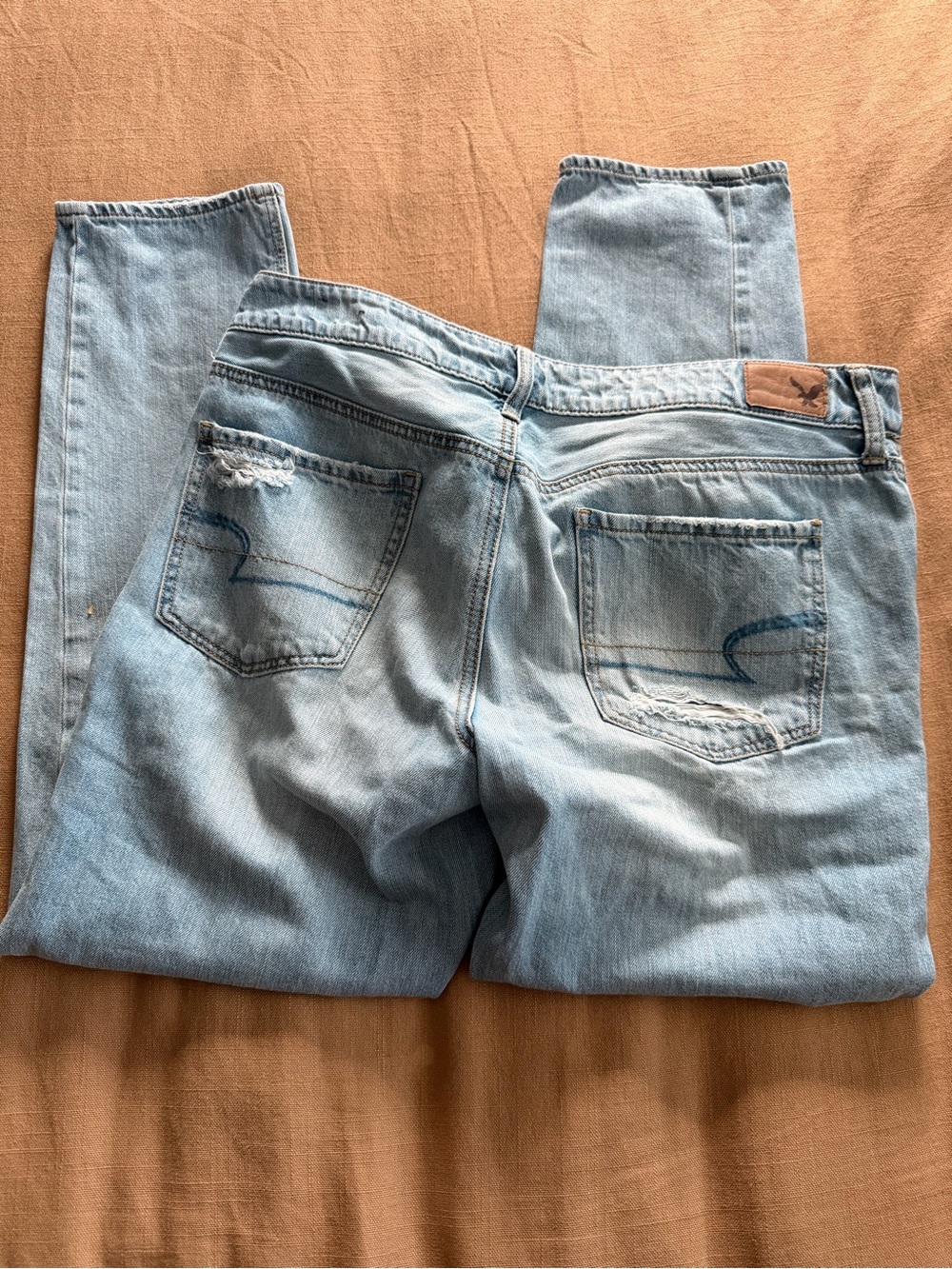 American Eagle Outfitters - Light Wash Distressed “Tomgirl” Jeans - Picture 2 of 8